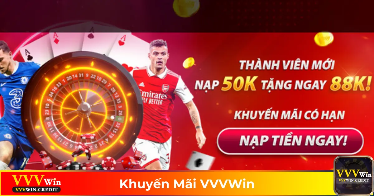Khuyến Mãi VVVWin – Nhận Ngay Ưu Đãi Đặc Biệt Khi Đăng Ký 1 Các Chương Trình Khuyến Mãi Hấp Dẫn Tại VVVWin