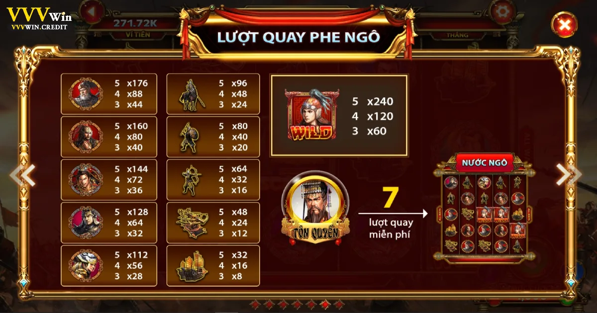 Slot Tam Quốc Tranh Hùng - Chiến Trường Cổ Đại Tại VVVWin 3 Cách chơi và săn thưởng trong Tam Quốc Tranh Hùng